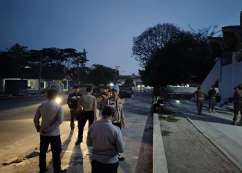 Antisipasi Balap Liar dan Petasan, Polres Tanjungbalai Gelar Patroli Skala Besar