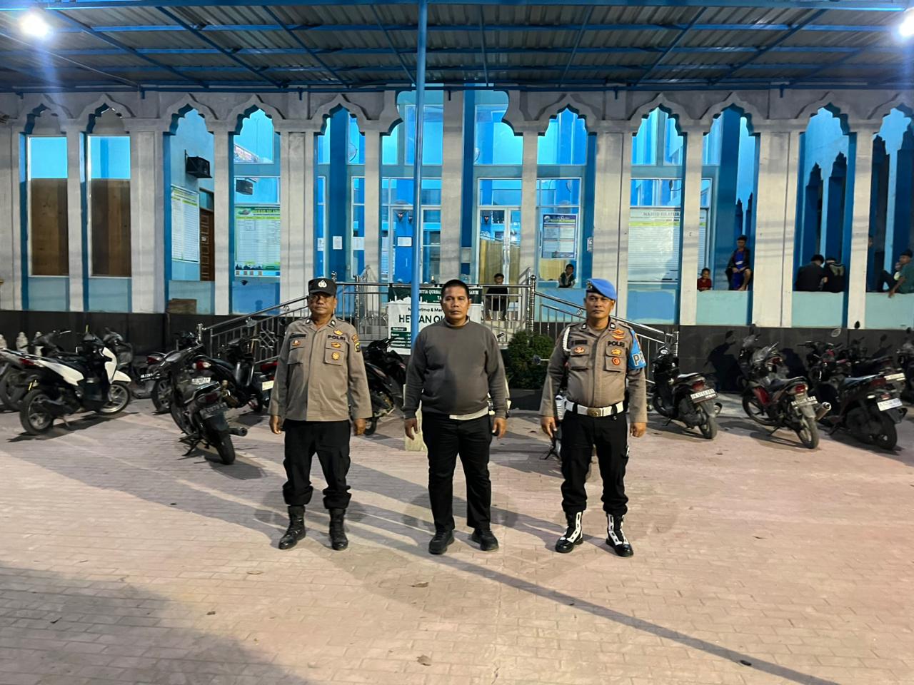 Pastikan Sholat Tarawih Nyaman, Polres Tanjungbalai Perketat Pengamanan