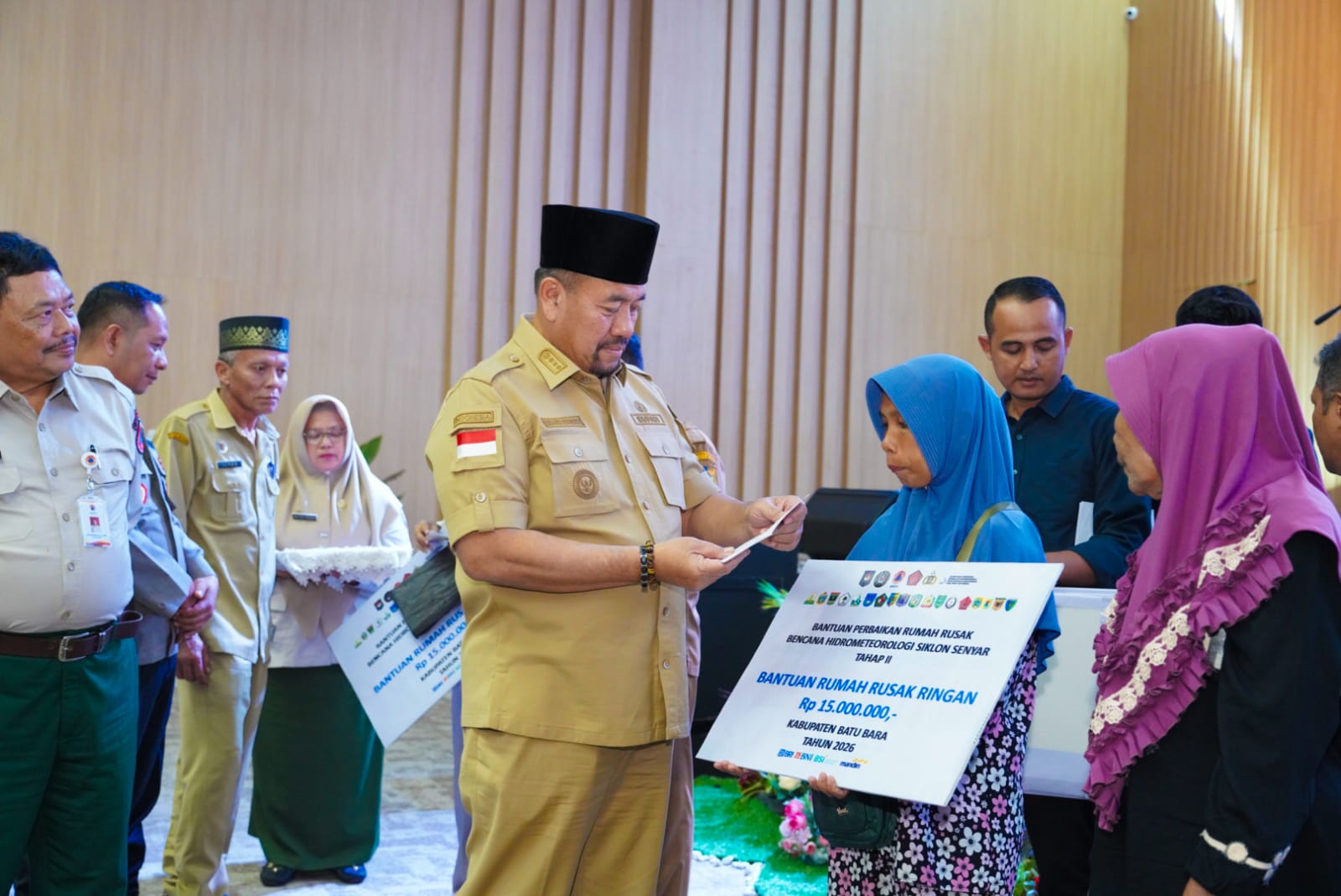 84 KK di Batubara Menerima Bantuan Perbaikan Rumah