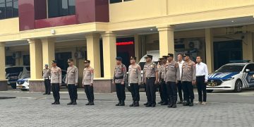 Polres Tanjungbalai Sidak Senjata Api Milik Personel