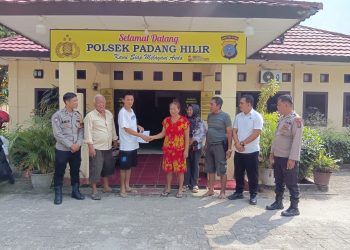 Polsek Padang Hilir Mediasi Kasus Pengancaman Anak terhadap Ibu Kandung