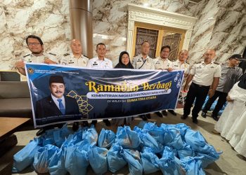 Jajaran Kemenimipas di Sumut Salurkan 4.000 Paket Bantuan untuk Masyarakat