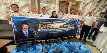 Jajaran Kemenimipas di Sumut Salurkan 4.000 Paket Bantuan untuk Masyarakat