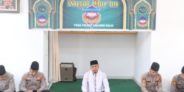 Polres Tanjungbalai Gelar Pembinaan Rohani Bersama Ketua MUI