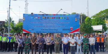 Bupati Baharuddin Bersama Polres Batubara Gelar Apel Pasukan Operasi Ketupat 2026