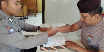 Polres Tanjungbalai Kumpulkan Zakat Fitrah Personel