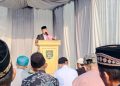Ribuan Jamaah Sholat Idul Fitri Penuhi Lapangan Serbaguna Meranti