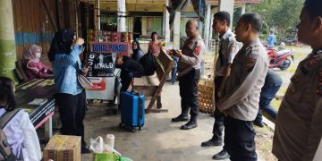 Sat Binmas Polres Tanjungbalai Sambangi Warga di Terminal Terpadu