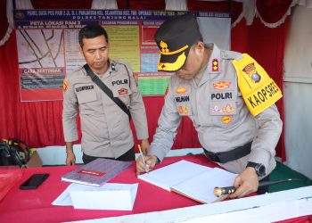 Kapolres Tanjungbalai Tinjau Pos Pam dan Pos Yan Operasi Ketupat Toba 2026