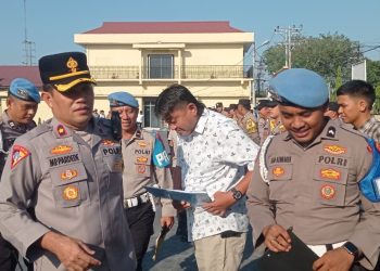 Pasca Lebaran Idul Fitri, Wakapolres Tanjungbalai Cek Kehadiran Personil