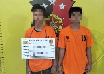 4 Pelaku Pencurian Tas Milik 2 Warga Riau di Labura Diringkus Polisi