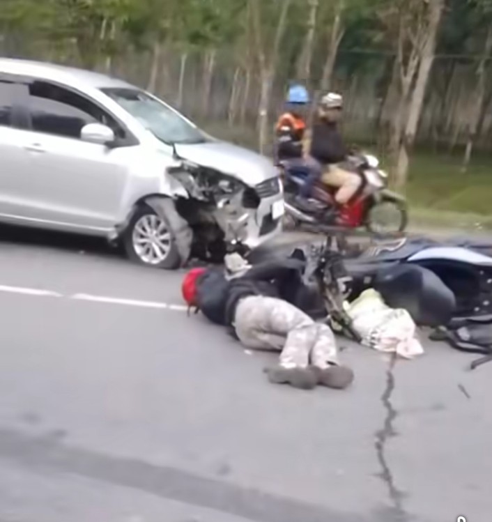 Tabrak Mobil Ertiga, Pengendara NMax di Asahan Tewas