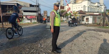 Sat Lantas Polres Tanjungbalai Gelar Patroli Sore