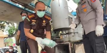 Polres Asahan Musnahkan 9,9 Kg Sabu dan 827 Vape Narkotika