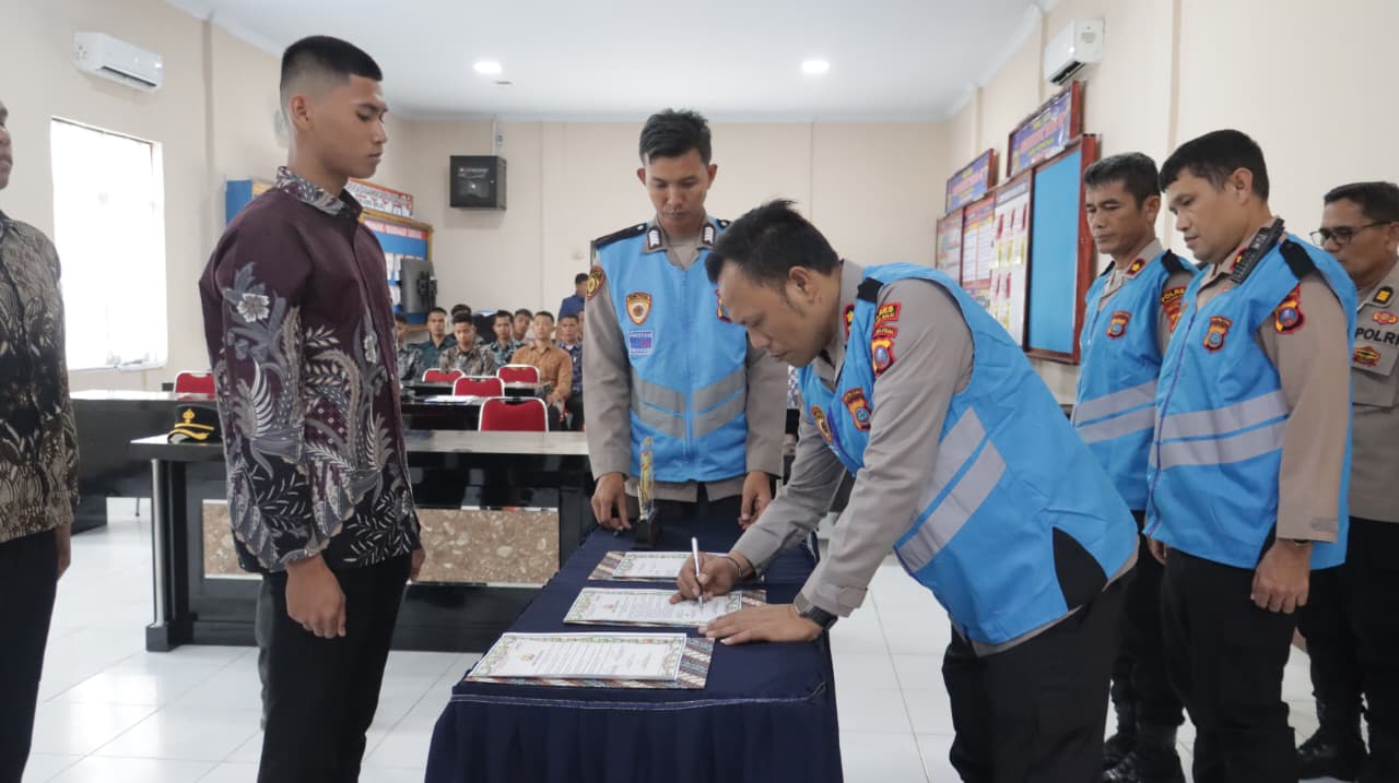Polres Tanjungbalai Gelar Pakta Integritas Penerimaan Polri 2026
