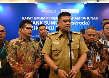 Wali Kota Mahyaruddin Salim Hadiri RUPS Tahunan PT Bank Sumut Tahun Buku 2025
