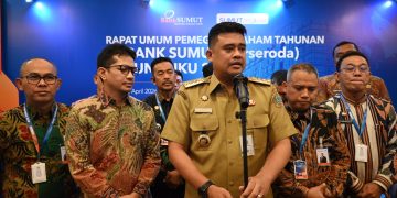 Wali Kota Mahyaruddin Salim Hadiri RUPS Tahunan PT Bank Sumut Tahun Buku 2025