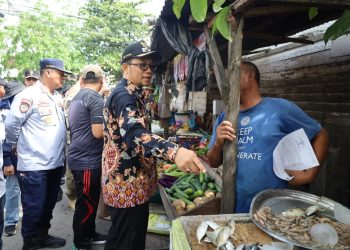 Walikota Tanjungbalai Imbau Pedagang di Sekitar Pasar Bahagia Pindah ke Lapak Resmi