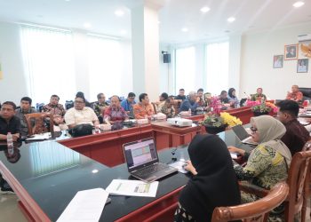 Sekdako Tebing Tinggi Pimpin Rapat Kerja TPID
