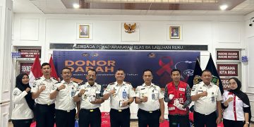 Lapas Labuhan Ruku  dan PMI Batubara Gelar Donor Darah