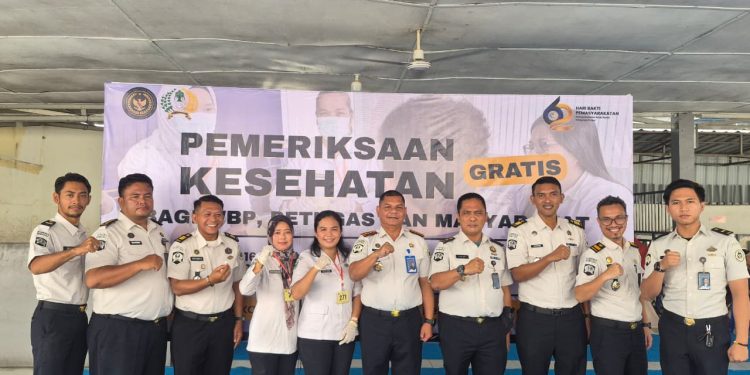 Lapas Labuhan Ruku Gandeng Dinkes Batubara Gelar Pemeriksaan Kesehatan