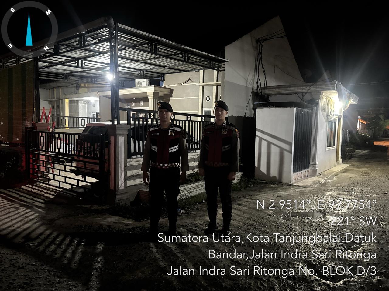 Tim Patroli Perintis Presisi Polres Tanjungbalai Sisir Wilayah Rawan Kejahatan Jalanan