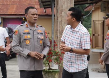 Kapolres Tanjungbalai Resmikan 4 Unit Rumah Dinas Polsek Teluk Nibung