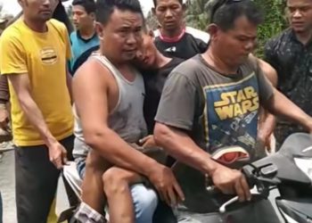 Pengendara Sepedamotor di Asahan Terserempet Kereta Api