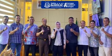 Kejari Asahan Terima Audensi Pengurus DPC Demokrat Asahan