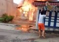 Dua Rumah di Gambir Baru Asahan Ludes Terbakar