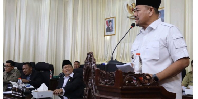 DPRD Batubara Gelar Paripurna  Ranperda Perubahan BUMD. 