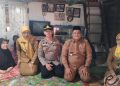 Kapolsek Datuk Bandar Sambangi Warga Penderita Kanker