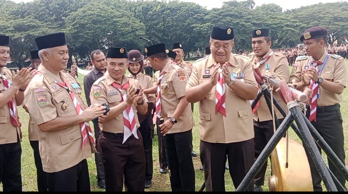 Ini Pesan Bupati saat Buka Jambore Cabang Kwarcab Asahan 2026
