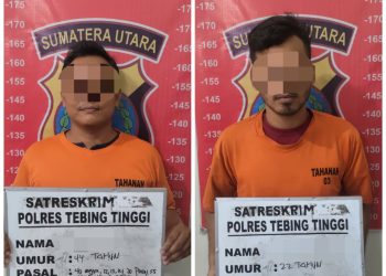 Timbun Solar Bersubsidi, Dua Pria Diringkus Personel Sat Reskrim Polres Tebing Tinggi