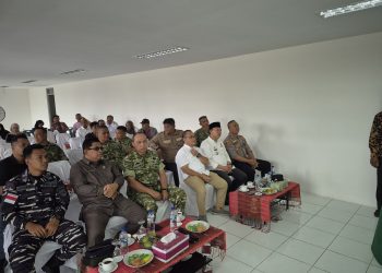 Kapolsek Teluk Nibung Hadiri Zoom Meeting Peluncuran 1061 Kopdes Merah Putih Bersama Presiden RI
