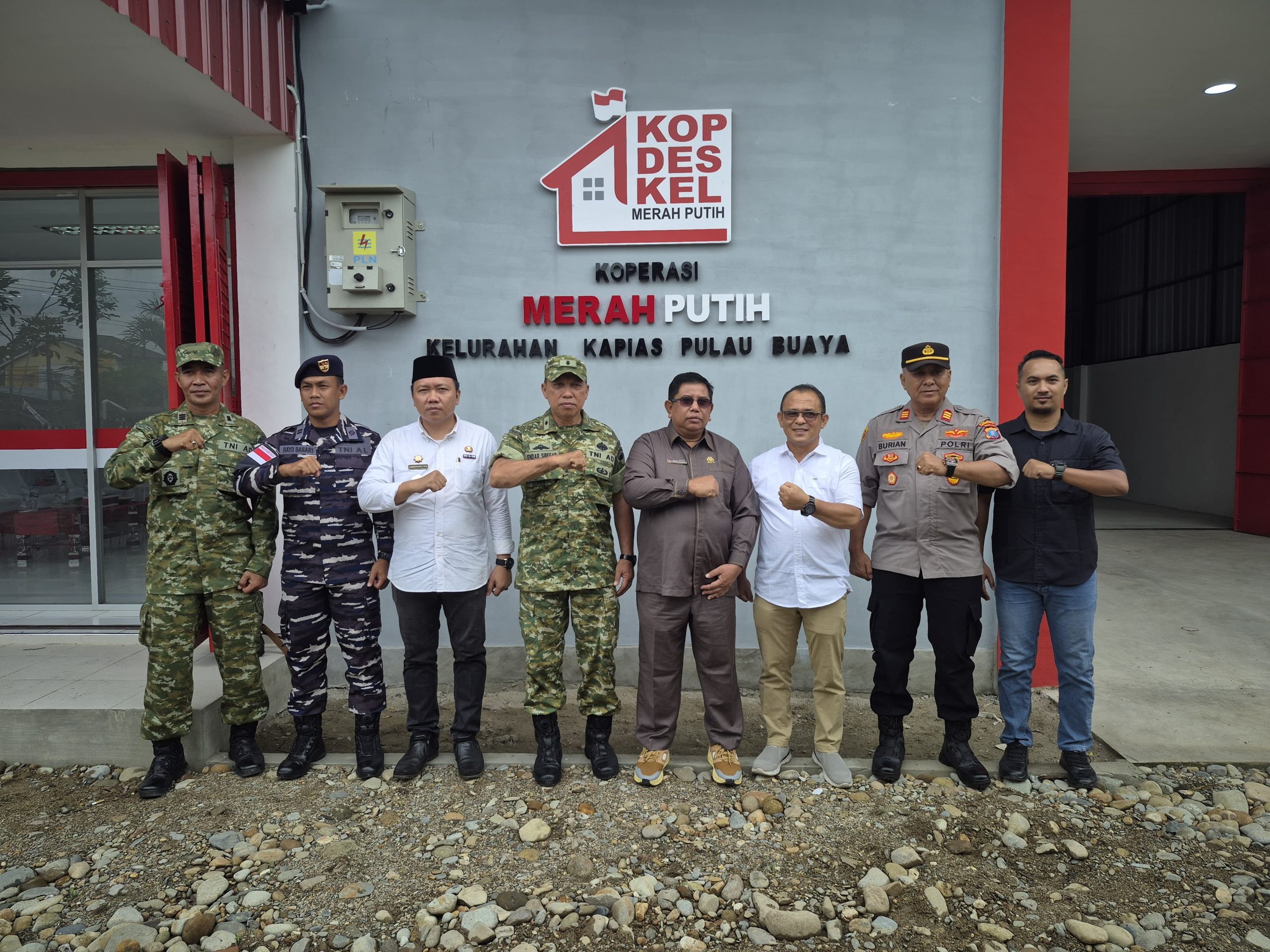 Kapolsek Teluk Nibung Hadiri Zoom Meeting Peluncuran 1061 Kopdes Merah Putih Bersama Presiden RI