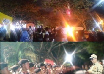 Api Unggun Warnai Penutupan Jambore Cabang Asahan 2026