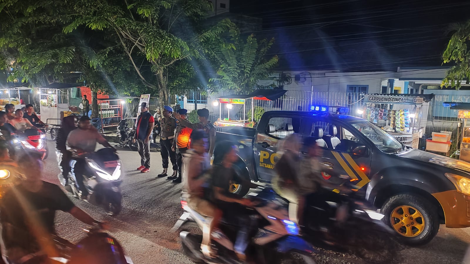 Polres Tanjungbalai Amankan Pusat Keramaian