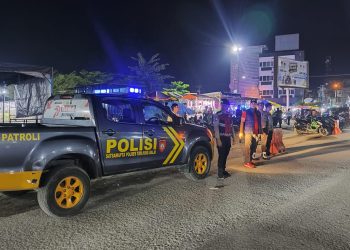 Polres Tanjungbalai Amankan Pusat Keramaian