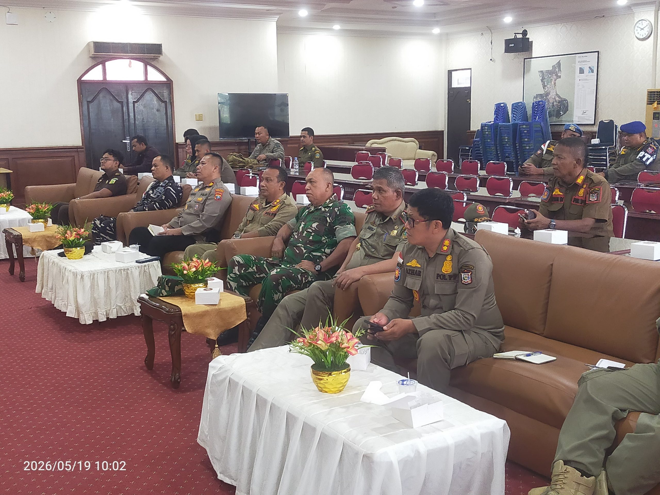 Polres Tanjungbalai Hadiri Rapat Patroli Gabungan Skala Besar