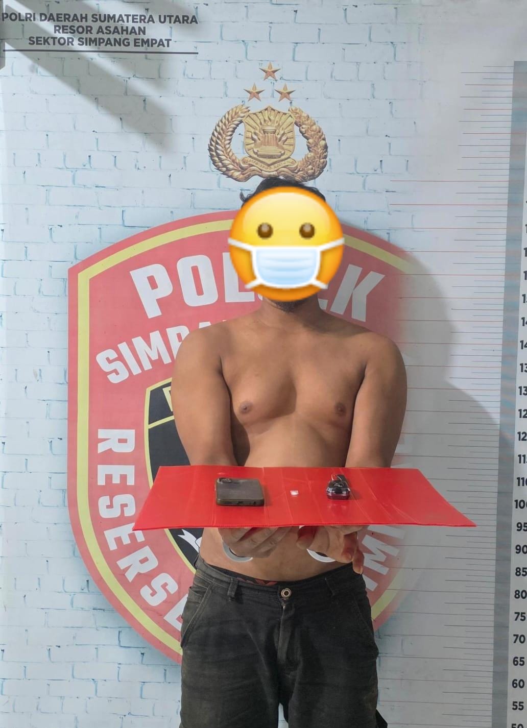 Tersangka Narkoba di Simpang Empat Asahan Ini Diringkus di Kebun Sawit