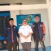 Pengurus PD IWO Asahan dan Plt Kadis Kominfo foto bersama.