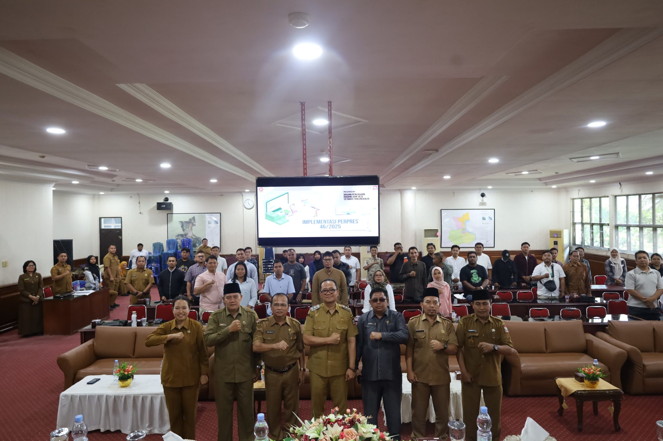 Plh Wali Kota Tanjungbalai Buka Sosialisasi Implementasi Perpres Nomor 46 Tahun 2025