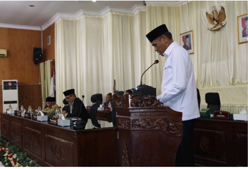 Rapat paripurna DPRD Batubara.