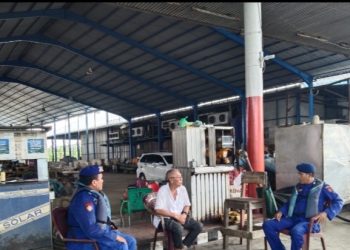 Pastikan Stok BBM Aman dan Kondusif, Polres Tanjungbalai Perketat Pengamanan di SPBU