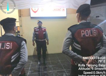 Dengan Patroli, Sat Samapta Polres Tanjungbalai Pastikan Malam Hari Tetap Kondusif