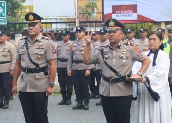 Kapolres Tanjungbalai Pimpin Sertijab Kasat Reskrim Polres Tanjungbalai 