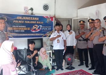 Sambut Hari Bhayangkara ke-80, Kapolres Tanjungbalai Berbagi Kasih