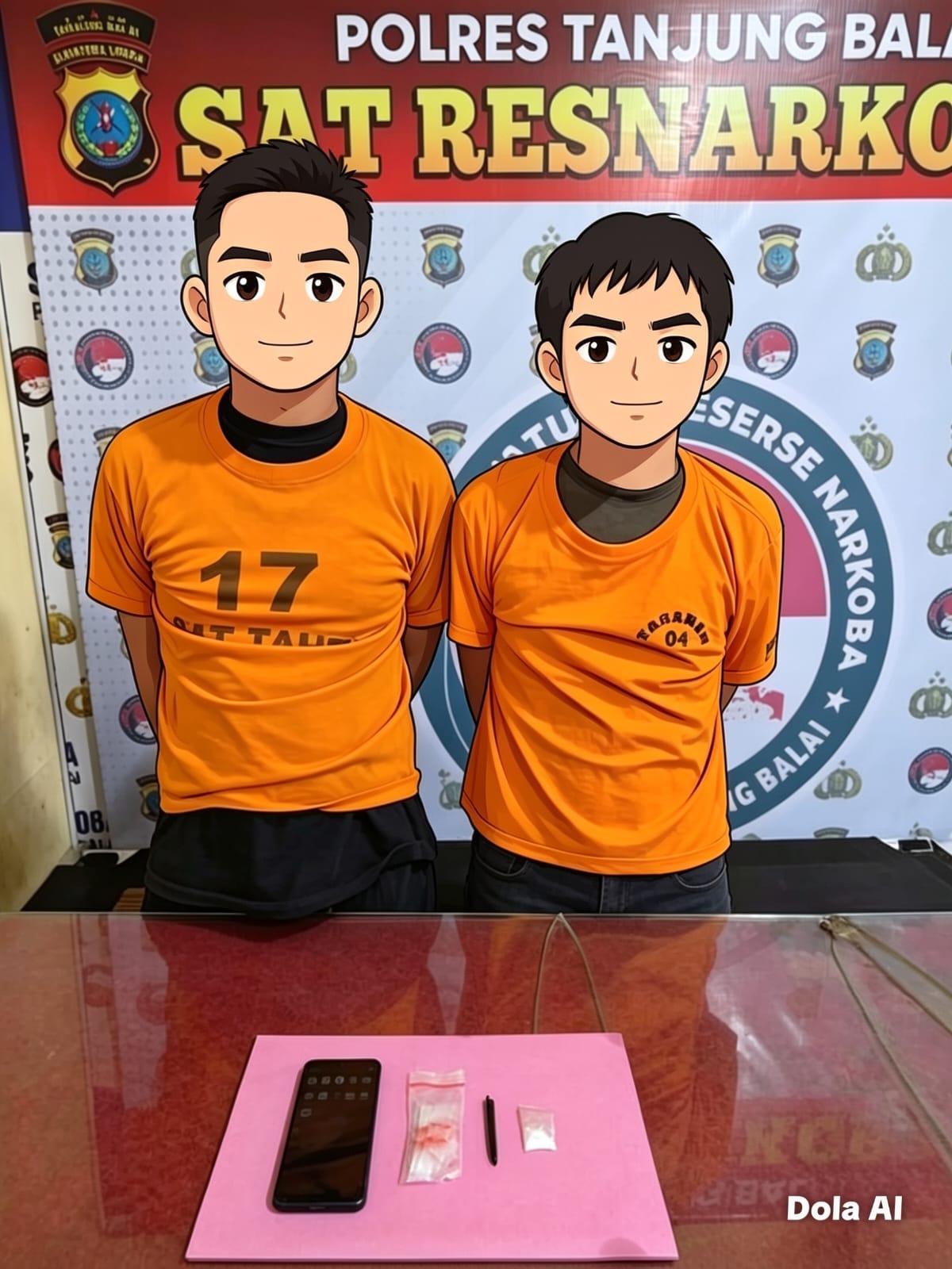 Dua Pengedar Narkoba di Tanjungbalai Diringkus Polisi