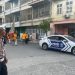 Satlantas Polres Tanjungbalai Kawal Pawai Replika Kapal Tongkang